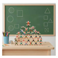 Figure Stacking Blocks Hand-Eye Coordination Balance Structure Game Easy To