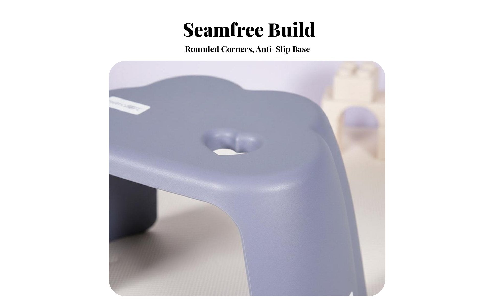 CumulusShaped Seat Cartoon Design Small Stool Cute Appearance for infants, Parents