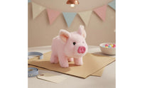 Electric Soft Toy Pig Moving Nose Stuffed Creature Realistic Look for Children