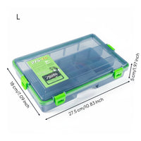 Lure Storage Case Adjustable Compartments Tackle Box Sturdy for Anglers