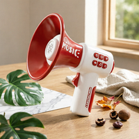 Handheld Toy Megaphone Recording Grip Megaphone Lightweight for Children
