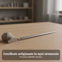 Stainless Steel Sculpting Tools Rust-Resistant Metal Clay Modeling Tool