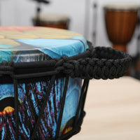 10 Inch Djembe Drum Portable PVC Tribal Drum Tuning-No-Tune for Beginners, Kids