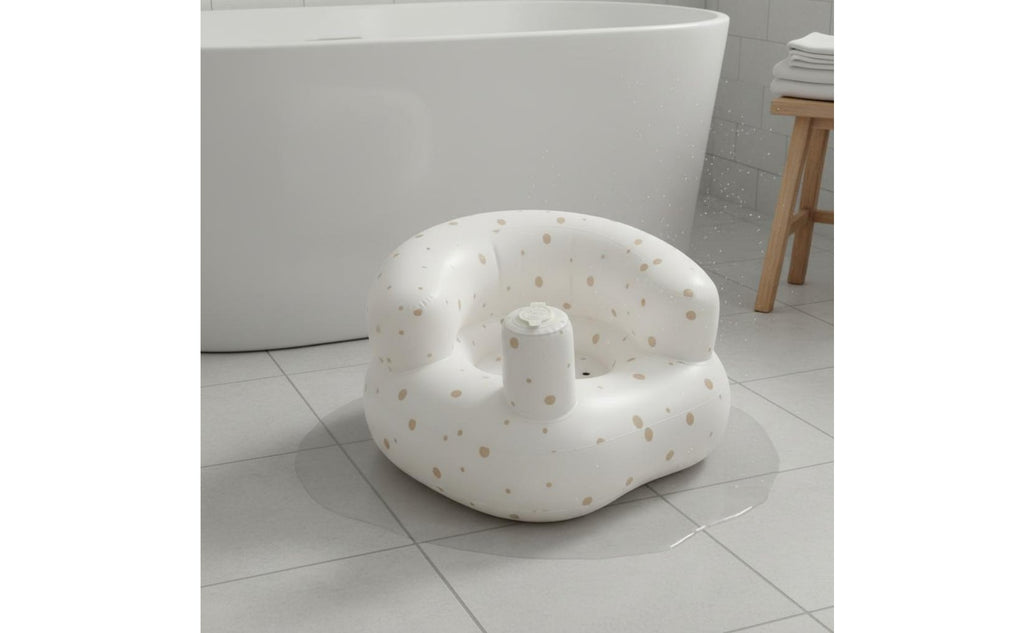Inflatable Baby Bath Stool Supportive Design Baby Learn-to-Sit Seat for Infants