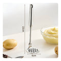 Infant Meal Masher Easy to Clean Household Tool Wood Handle for Infants