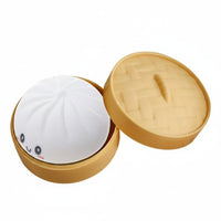 Steamed Bun Soft with Steamer Case Cute Bun Stress Toy for Office, Students