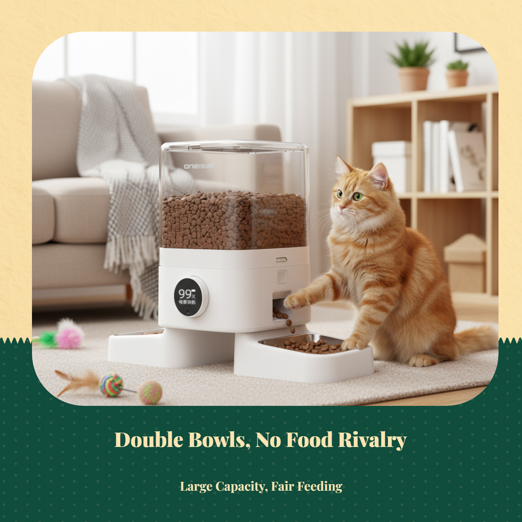 App-controlled automatic feeder