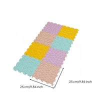 8 Pieces Sensory Foot Mat Raised Silicone Massage Mat Easy to Clean