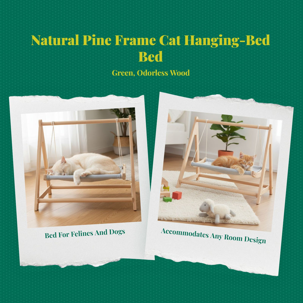 Breathable wood pet bed