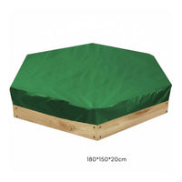 Hexagonal Sandbox Cover Sun Protection Waterproof Sandbox Tarp Dustproof