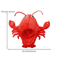Seafood Creature Hat Soft Feel Funny Seafood Hat Adorable for Performance