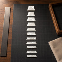 Trapezoid Guitar Inlay PET Material Accessory for Custom Build, Luthiers