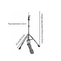 Extended Cymbal Stand Stable Drum Hardware Pack Heavy Duty