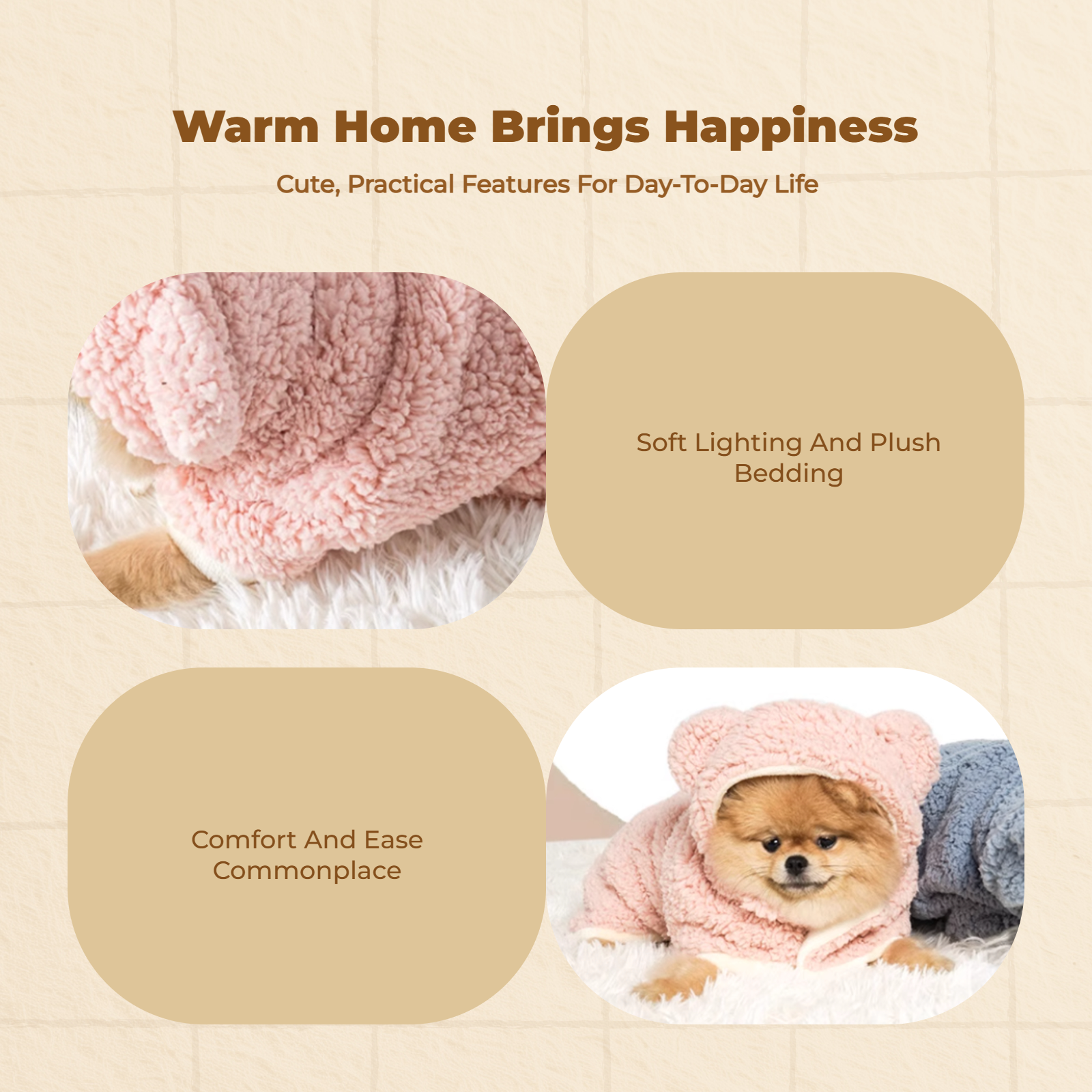Dog Clothes, Warm Puppy Sweater, Soft Cat Apparel, Winter