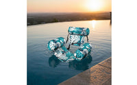 Inflatable Pool Lounger Lightweight Water Swing Chair Compact for Grown-Ups