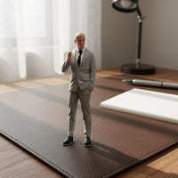 1/18 Scale Leader Figure Collectible Vintage Design Male Character Miniature Gift Professional Motif Man Figurine for Desk