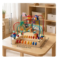 Wooden Bead Maze Educational Bead Maze Interactive for Toddlers
