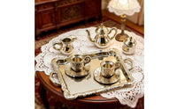 Dollhouse Tea Service Ornate 1/12 Scale Tea Set Model Prop