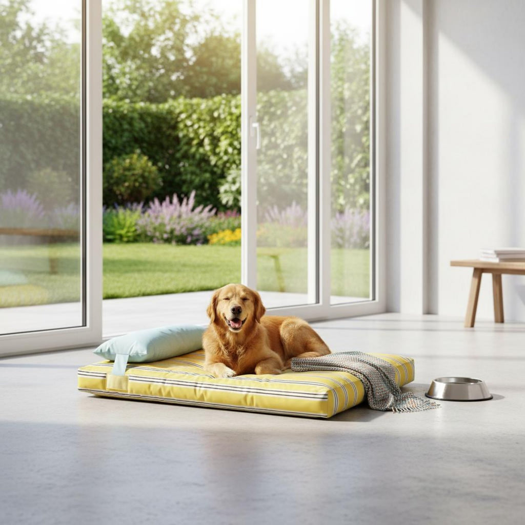 Pet Bed with Pillow Removable Cover Sofa Pet Bed Soft Sleeping Surface for Floor