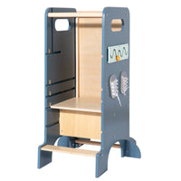 Blackboard Counter Height Activity Climbing Structure Multifunction Learning