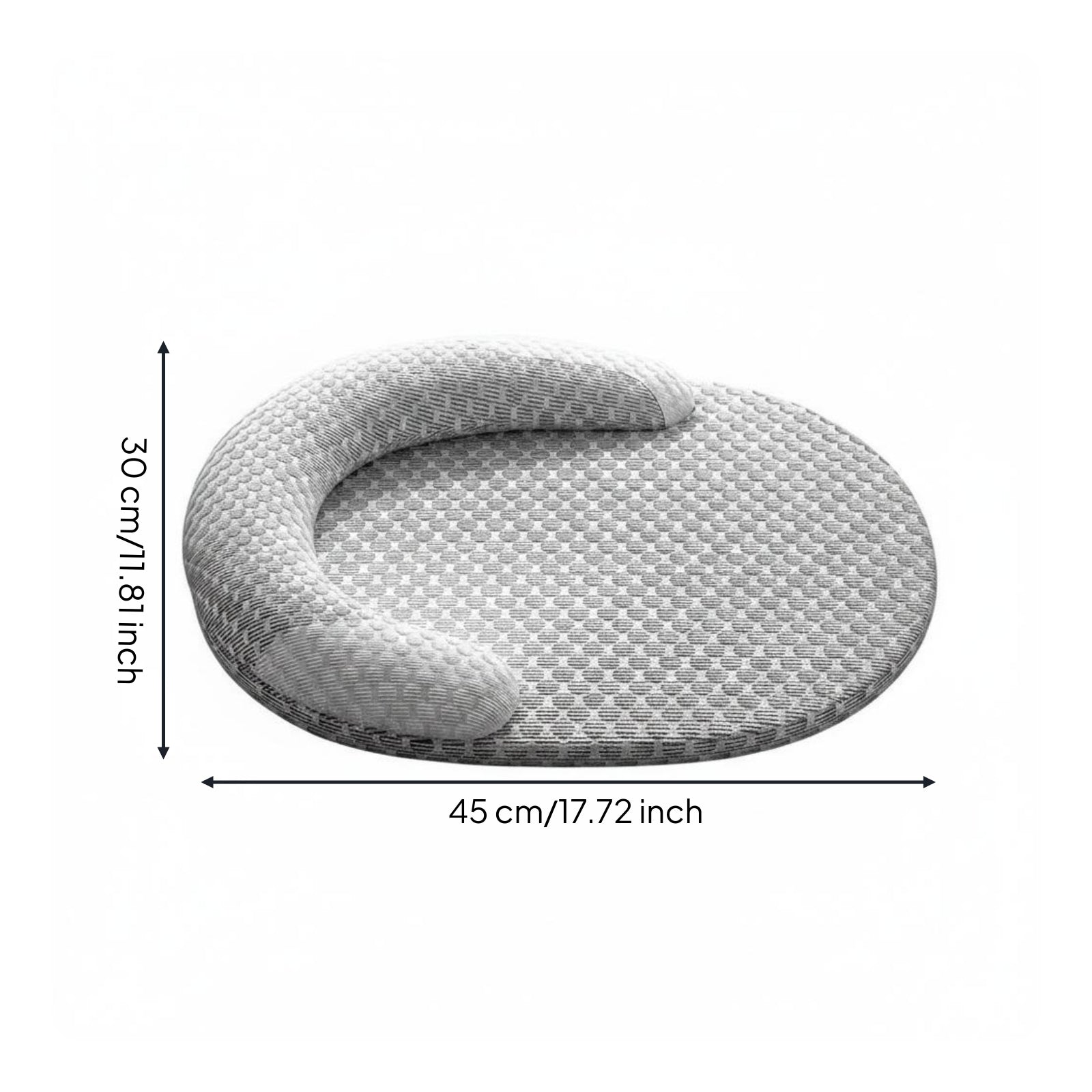 Oval Pet Cooling Mat Low-Height Padded Cooling Pad Heat Dissipation