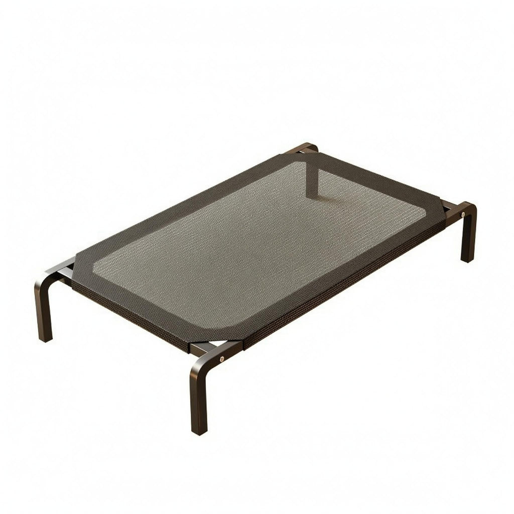 Breathable Mesh Dog Bed Improved Ventilation Raised Dog Cot Metal Frame