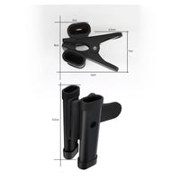 Clip on Drumstick Holder Rubber Pad Drumstick Clip Holder Easy to Install Music Accessory for Percussion Artists