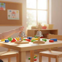 8 Note Chime Set Educational Desk Bells Long-Lasting for Home Learning, Kids
