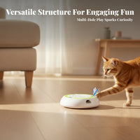 Electric Cat Toy Glossy Slim Interactive Cat Toy
