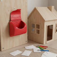 Childrens Plastic Mailbox Kids Playhouse Letterbox Sturdy for Young Children