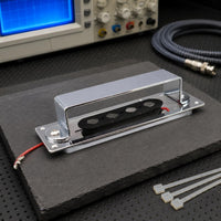 4-String Bass Bridge Pickup Pole Pieces Ceramic Bass Pickup Metal Cover Musical Equipment