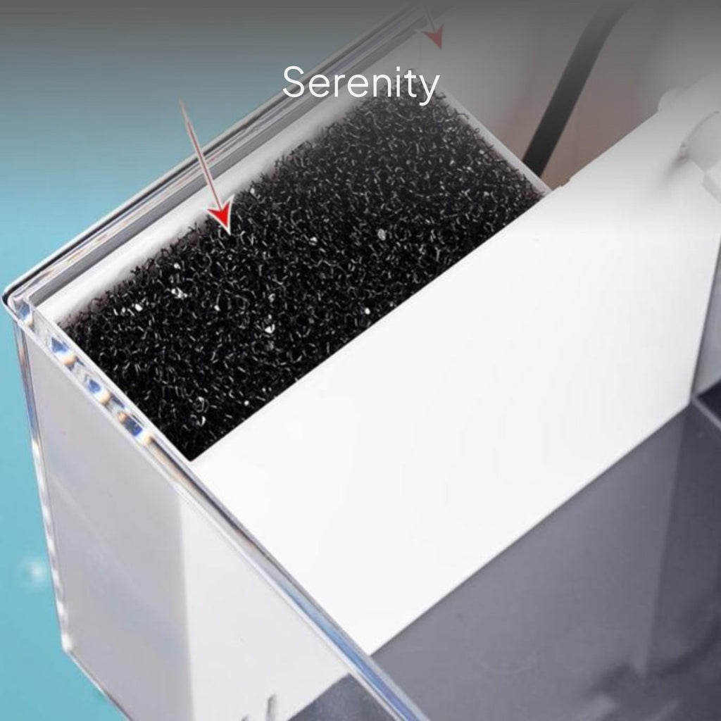 Mini Desktop Betta Fish Tank with Side Purifier, Quiet LED