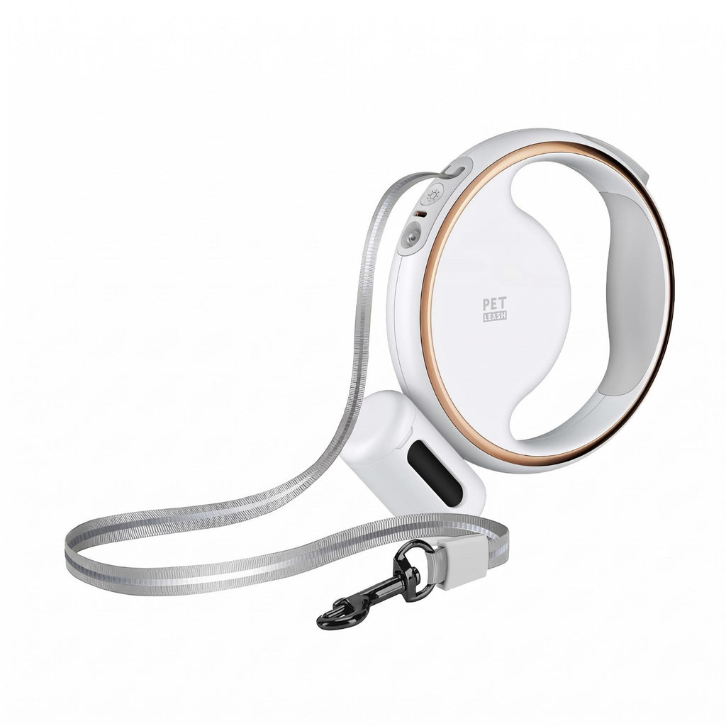 Automatic Retractable Pet Leash Extendable LED Retractable Leash Rust-Proof Hook