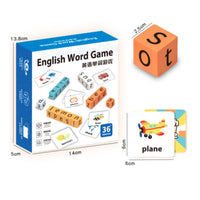 Letter Blocks Large Wooden Spelling Letters Word Recognition for Children