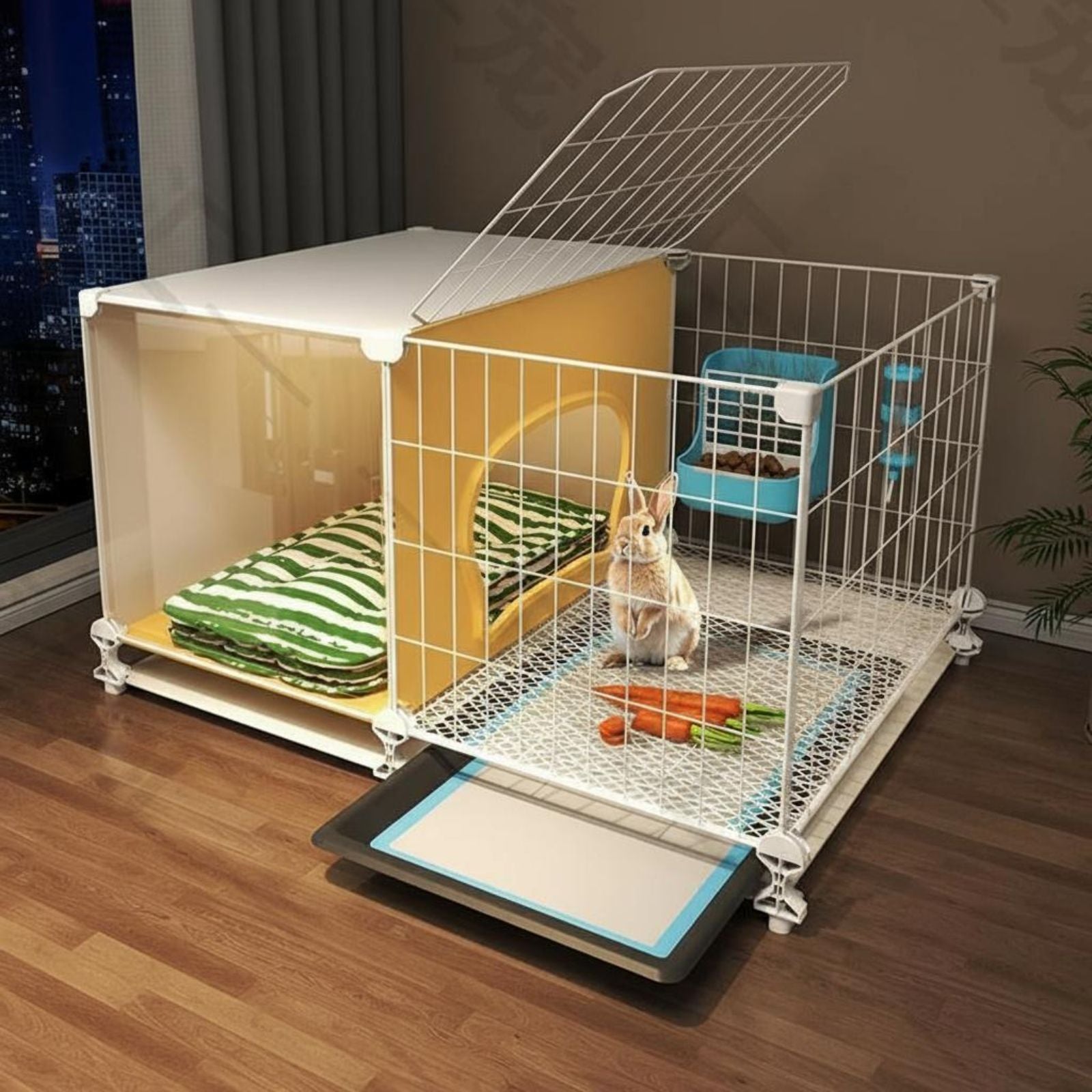 Leakproof guinea pig hutch
