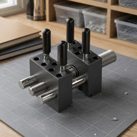 Mini Bench Vise Mounting Holes Metal Bench Vise Threaded Adjustment Rod