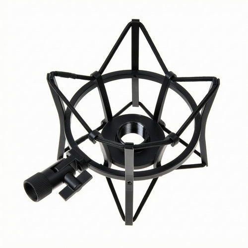Condenser Audio Device Shock Mount Adjustable Clamp Condenser Mic Shock Mount Threaded Band