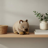 Wombat Stuffed Creature Gift Idea Realistic Wombat Plushie for Playtime, Kids