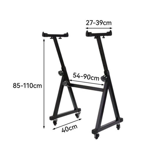 Z Frame Keyboard Stand Sturdy Z-Style Keyboard Holder Non-Slip Foam Musical Equipment for Rehearsal Room