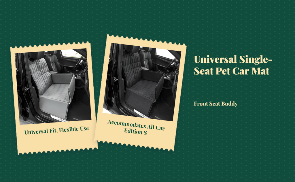 Waterproof dog car seat cover fits most