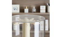 Clear Dustproof Doll Case High Translucency Rotating Keychain Display Stand Large Capacity Collectible Hanger Storage Box for Desktop, Bedroom