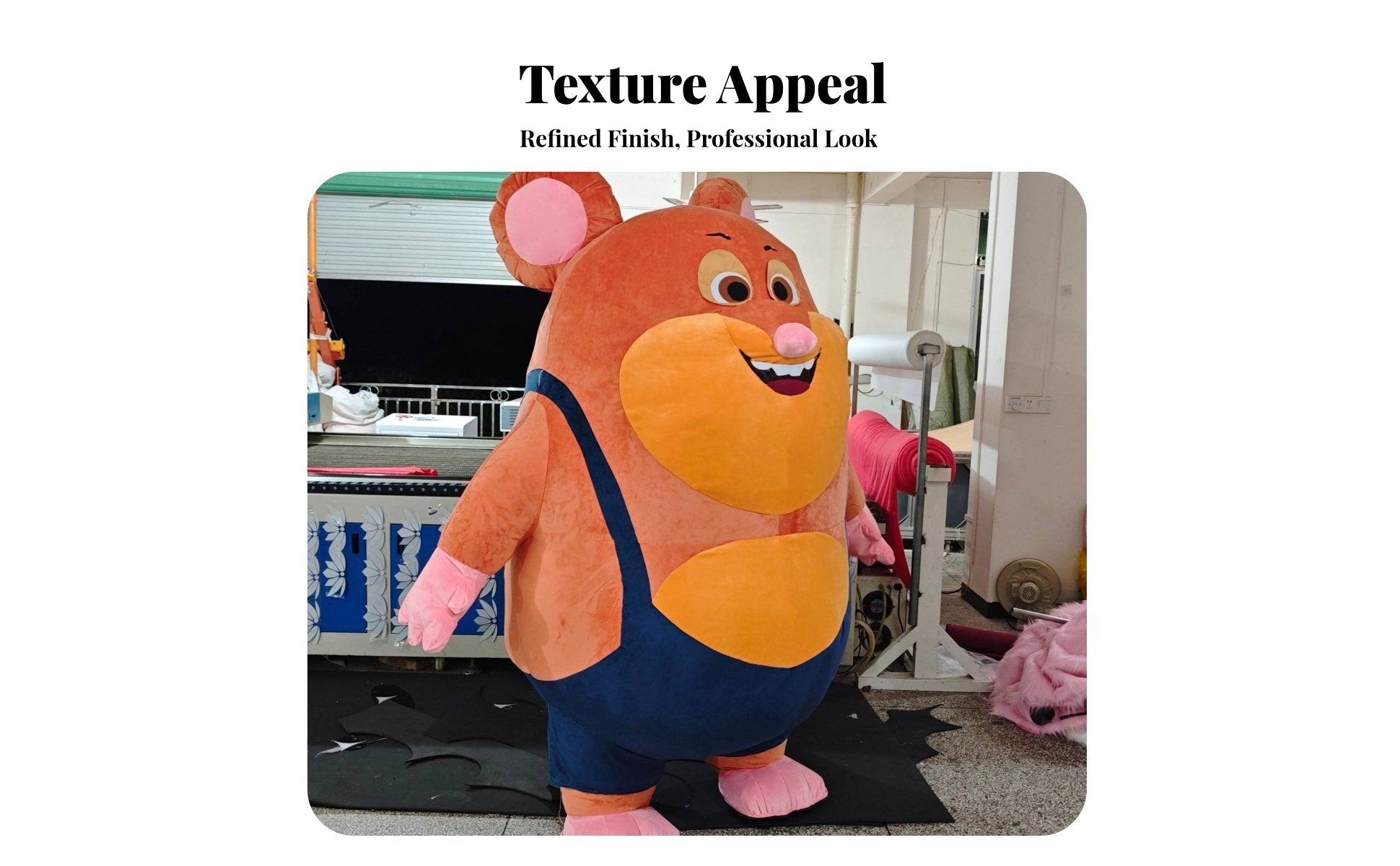 ambulatory Hamster Costume Inflatable Design character costume Outfit Cute creature Theme