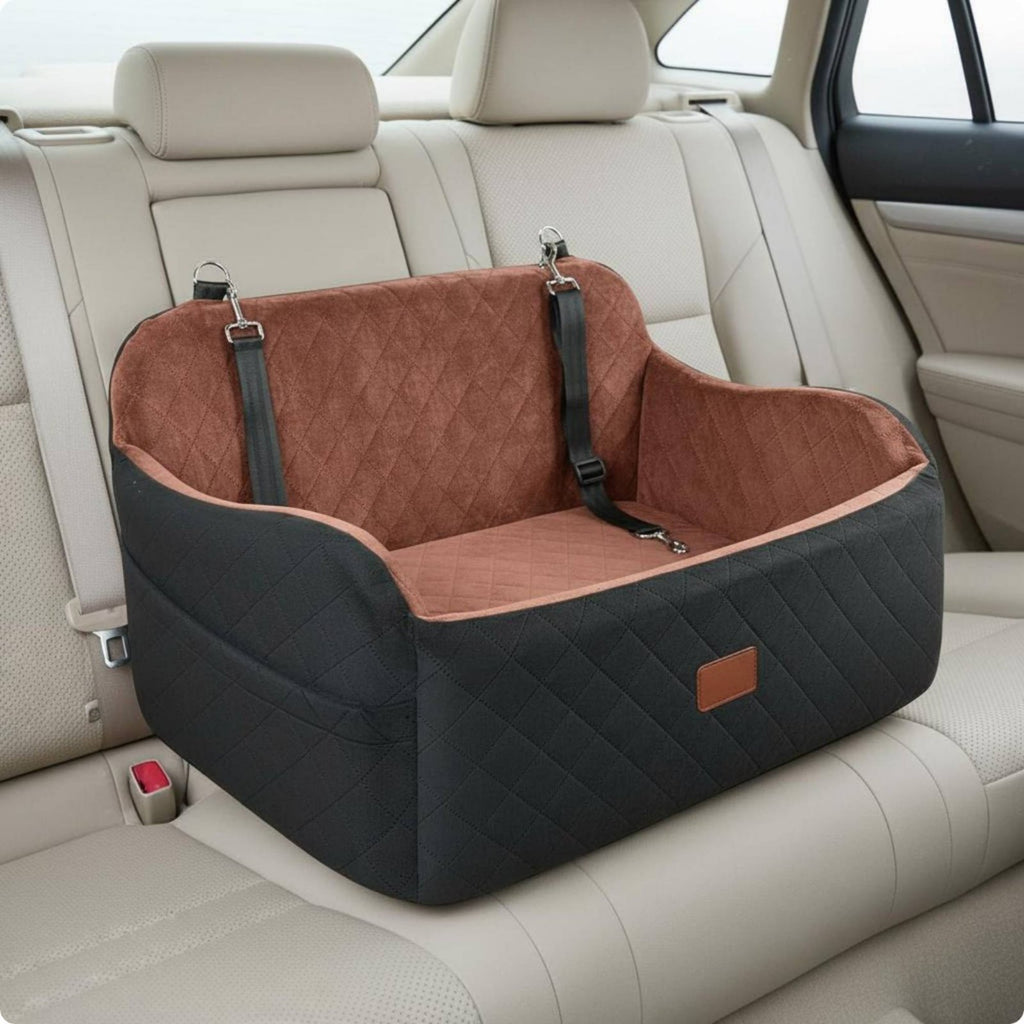Dog Soft Textile Car Dog Bed Firm Sponge Travel Companion for Dogs