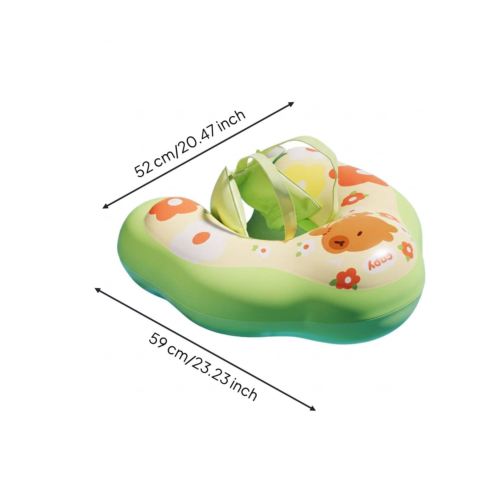 Baby Swim Float with Canopy UPF50+ Baby Buoy with Canopy Included for Swimming