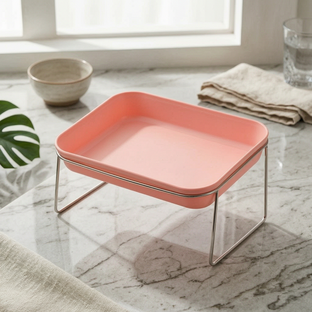 Rectangular Pet Bowl Deep PP Bowl Insert Glossy