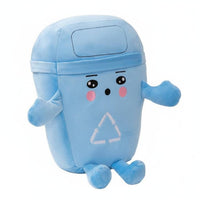 Trash Can Soft Toy Multi-Functional Home Decoration Fun Design for Bedroom