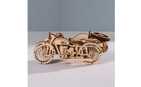 3D Wooden Motorcycle Creative Gift Toy Cut Pieces for Craft Time, Kids