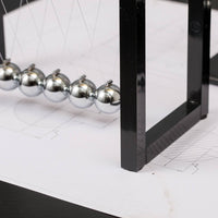 Newton's Cradle Science Education Premium Desk Toy Perpetual Motion Illusion