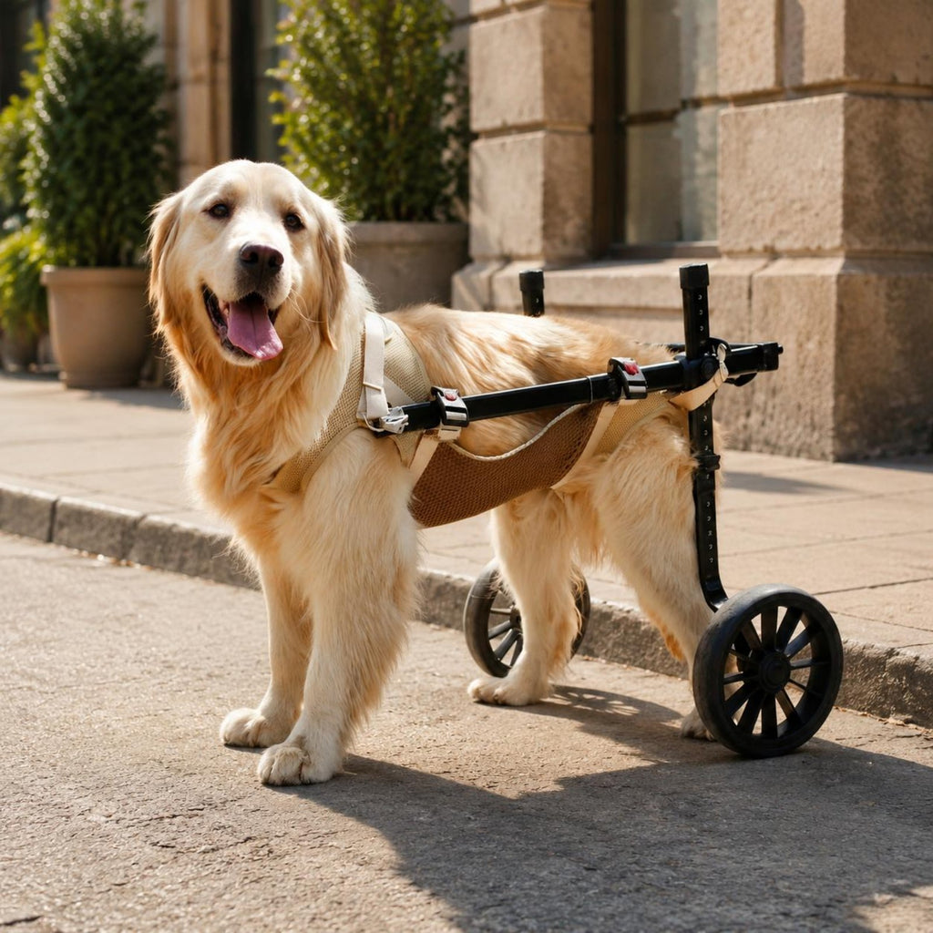 Pet Wheelchair Training Walking Aid Rear Support Wheelchair Adjustable Frame
