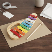 8-Note Xylophone Easy to Hold Colorful Wooden Xylophone Portable Kids Glockenspiel for Kindergarten